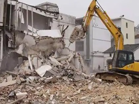 蒋湖农场旧房改造拆除